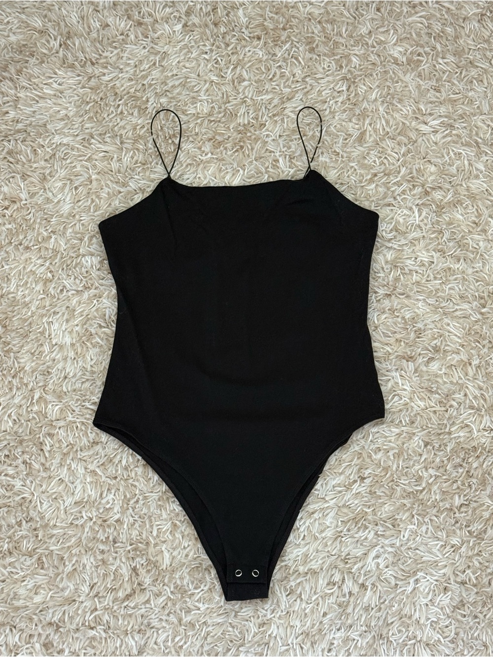 Wild Fable Black Spaghetti-Strap Kids One-Piece Bodysuit
